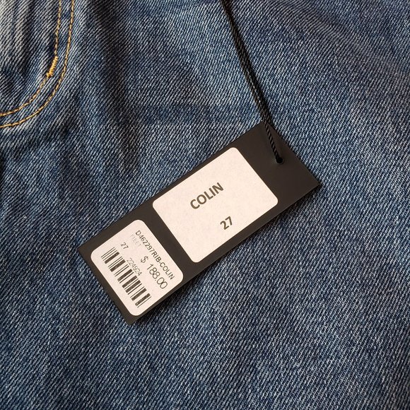 NWT Carmar Jean Denim Skirt elastic waist size 27 - Picture 4 of 8